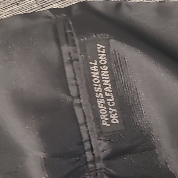 VTG 100% SILK HERRINGBONE SPORT COAT BLAZER - Picture 9 of 11